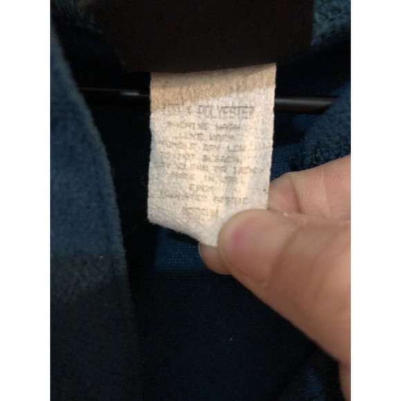 Vintage Early Winters Fleece Jacket Women’s Size Medium Blue 3/4 Snaps - Picture 4 of 5